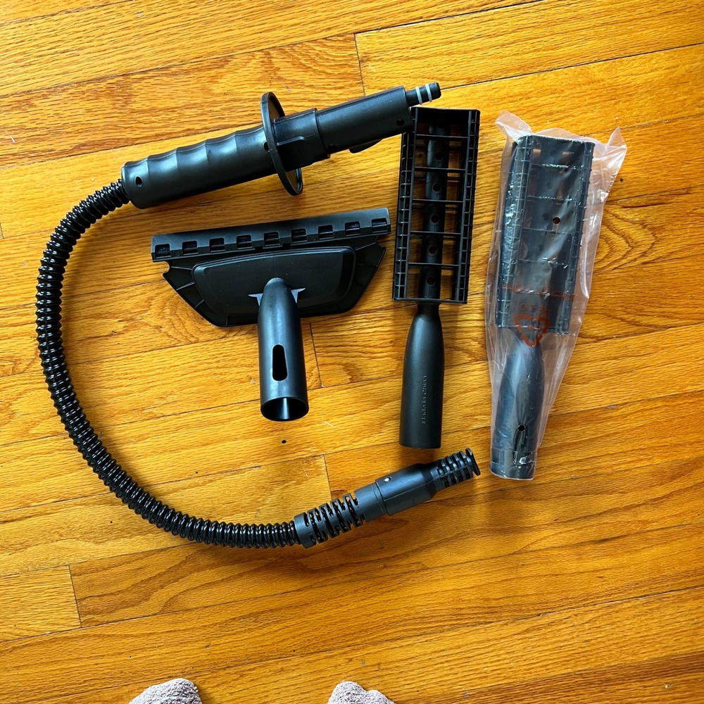 Thane H2O Mop X5 Replacement Parts Extension Hose Squeegee & Garment Cages Black